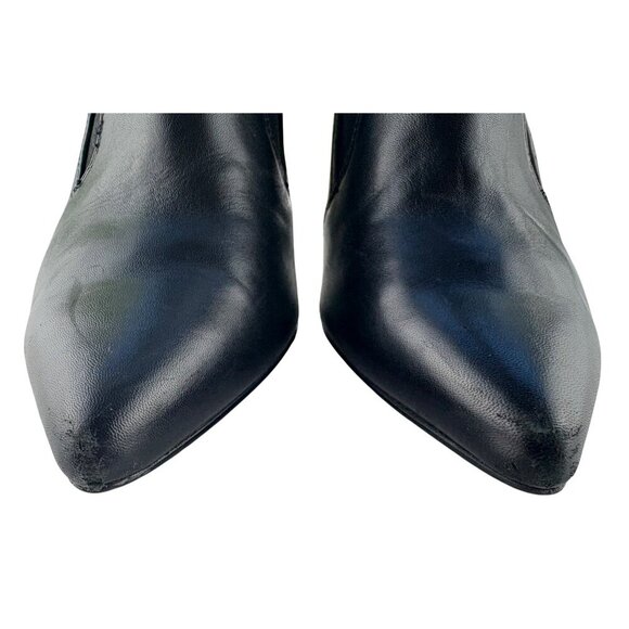 Nine West Black Y2K Jaceyo Stiletto Pumps Booties Size 7.5 M Career Office - Picture 4 of 12